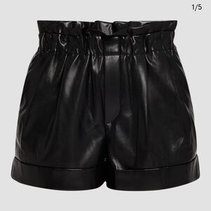Alice + Olivia Vegan Leather Shorts